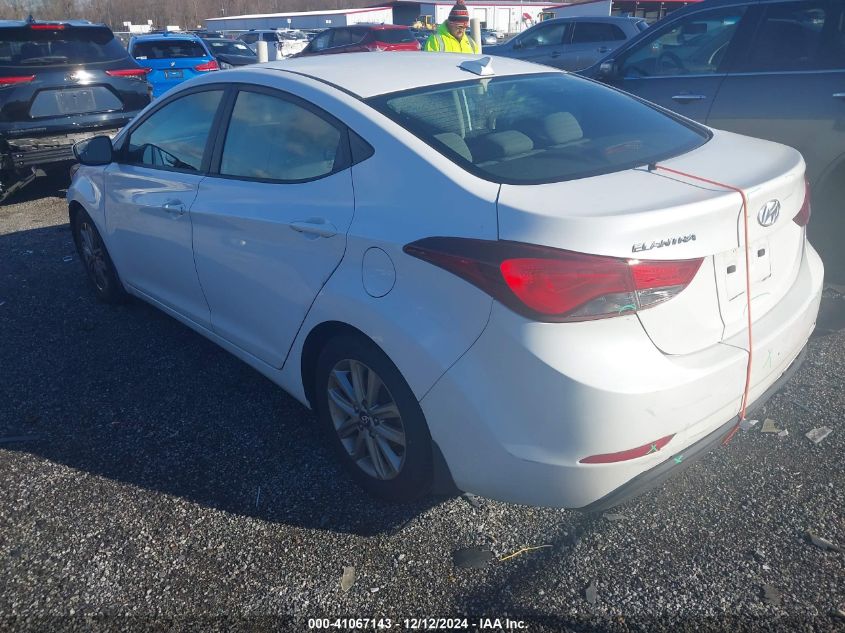 VIN 5NPDH4AE7GH796805 2016 Hyundai Elantra, SE no.3