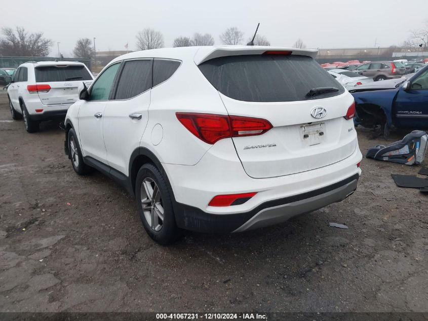 VIN 5NMZT3LB8JH079268 2018 HYUNDAI SANTA FE SPORT no.3