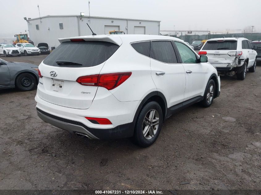 VIN 5NMZT3LB8JH079268 2018 HYUNDAI SANTA FE SPORT no.4