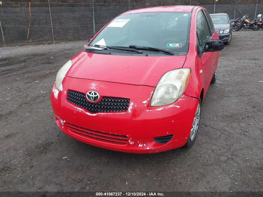 2007 Toyota Yaris VIN: JTDJT923875133660 Lot: 41067237