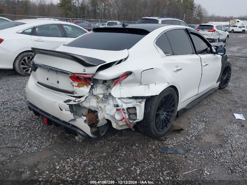 VIN JN1AV7AR7EM702055 2014 INFINITI Q50 HYBRID no.4