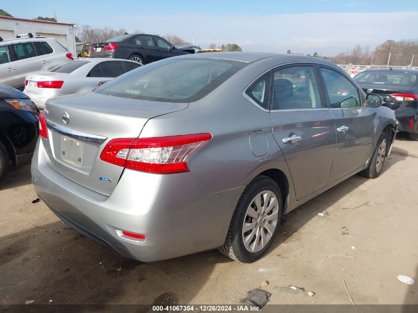 VIN 3N1AB7AP9EY239498 2014 Nissan Sentra, S no.4