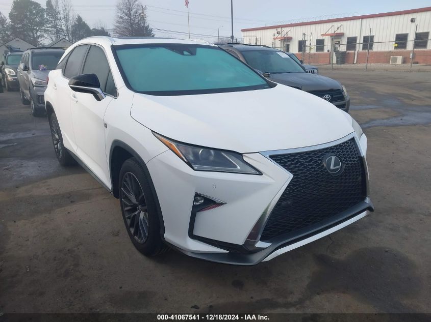 VIN 2T2BZMCA8HC121074 2017 LEXUS RX 350 no.1