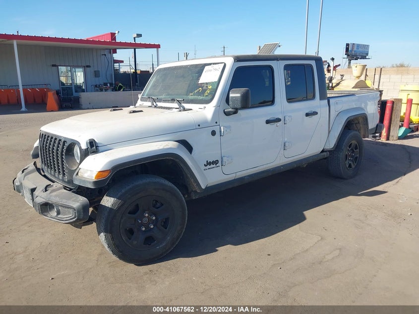 Vin: 1c6hjtagxnl143080, lot: 41557553, jeep gladiator willys 4x4 20222