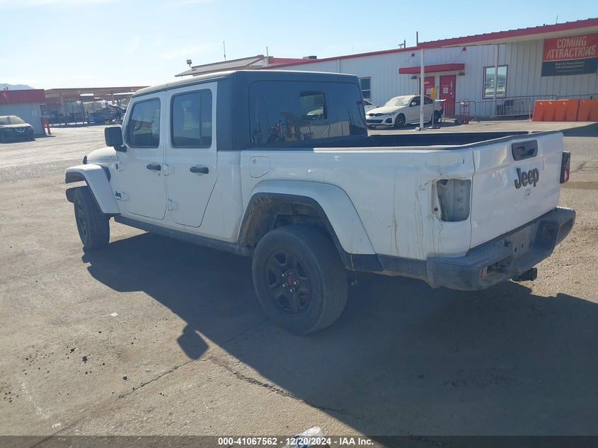 Vin: 1c6hjtagxnl143080, lot: 41557553, jeep gladiator willys 4x4 20223