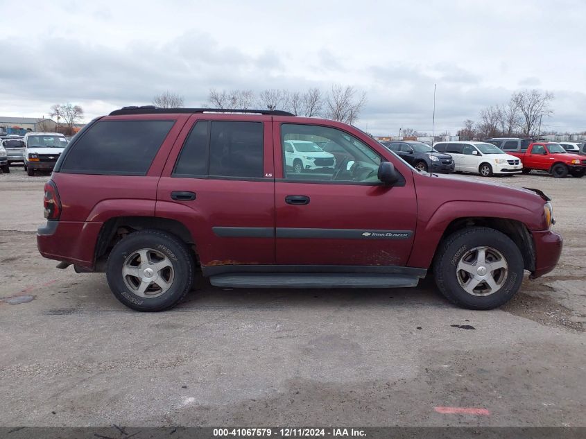 2004 Chevrolet Trailblazer Ls VIN: 1GNDT13S942343449 Lot: 41067579