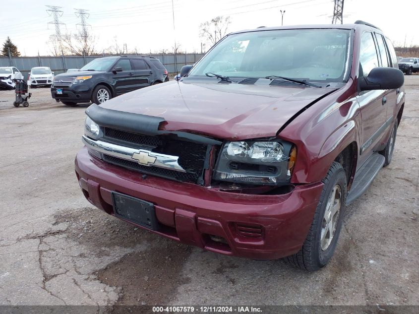 2004 Chevrolet Trailblazer Ls VIN: 1GNDT13S942343449 Lot: 41067579