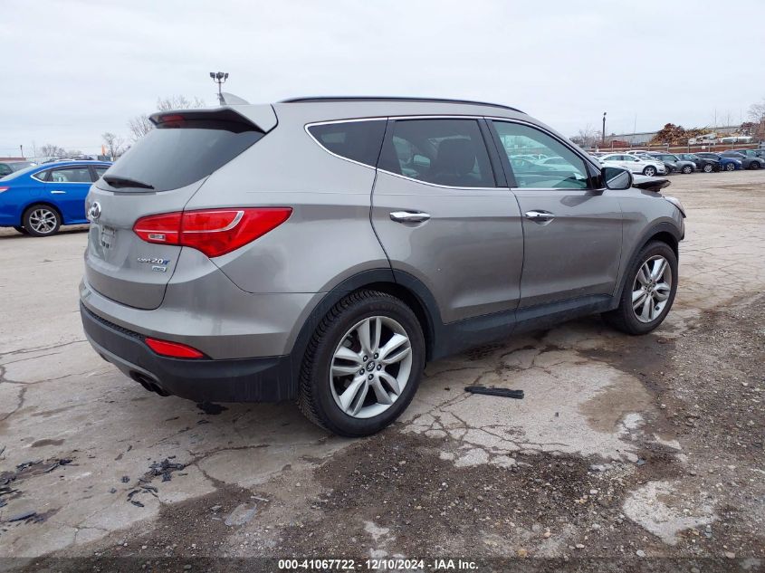 VIN 5XYZWDLA5EG207714 2014 HYUNDAI SANTA FE SPORT no.4