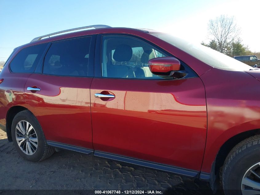 2017 Nissan Pathfinder Sv VIN: 5N1DR2MM8HC664097 Lot: 41067748