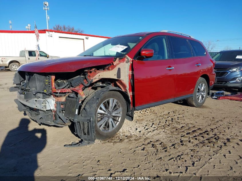 2017 NISSAN PATHFINDER SV - 5N1DR2MM8HC664097