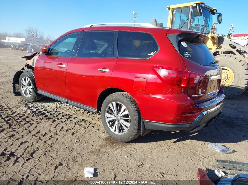2017 NISSAN PATHFINDER SV - 5N1DR2MM8HC664097