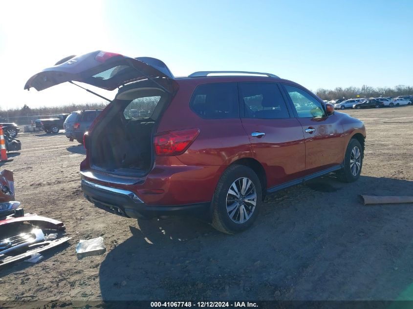 2017 NISSAN PATHFINDER SV - 5N1DR2MM8HC664097