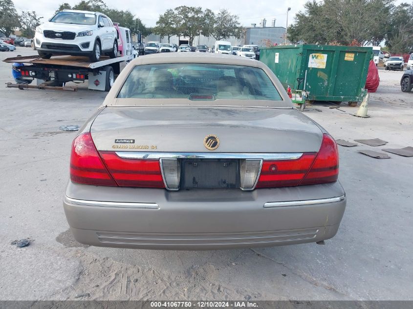 2003 Mercury Grand Marquis Gs VIN: 2MEFM74W43X603480 Lot: 41067750