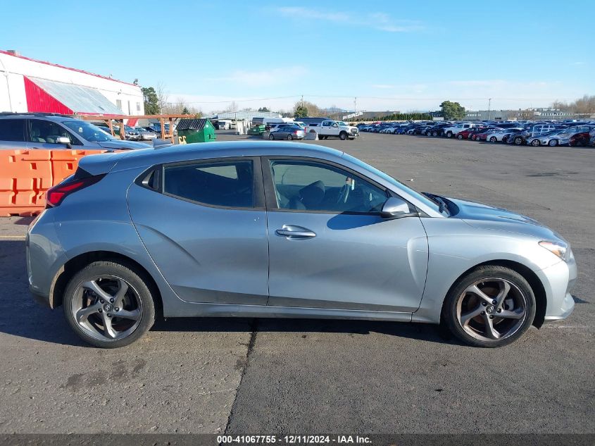 2019 Hyundai Veloster 2.0 VIN: KMHTG6AF3KU016733 Lot: 41067755