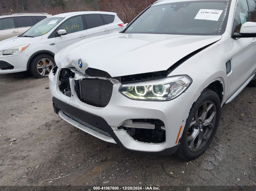 VIN 5UXTS1C09M9H30310 2021 BMW X3 Phev, Xdrive30E no.6