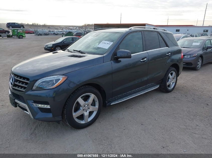 VIN 4JGDA5HBXEA395464 2014 Mercedes-Benz ML 350, 4M... no.2