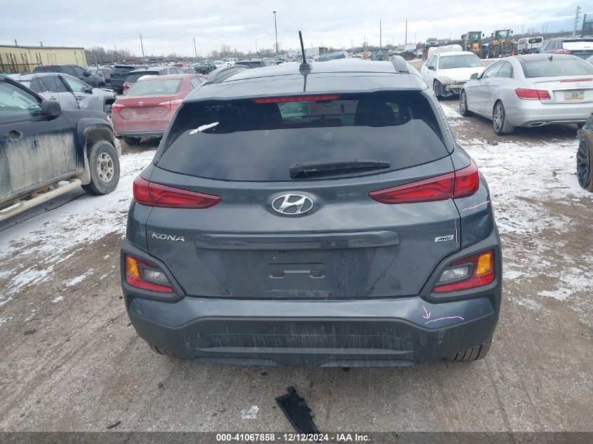 2019 Hyundai Kona Sel VIN: KM8K2CAA2KU336736 Lot: 41067858