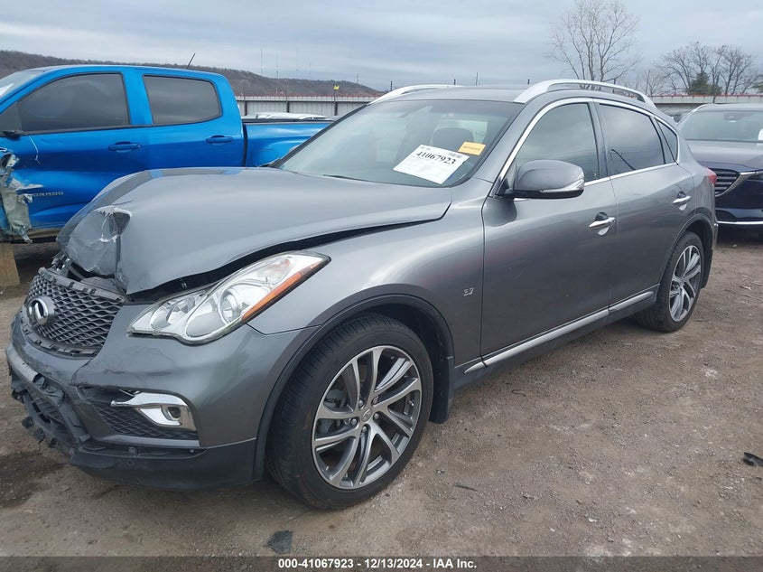 Vin: jn1bj0rp5gm235571, lot: 41557922, infiniti qx50 20162