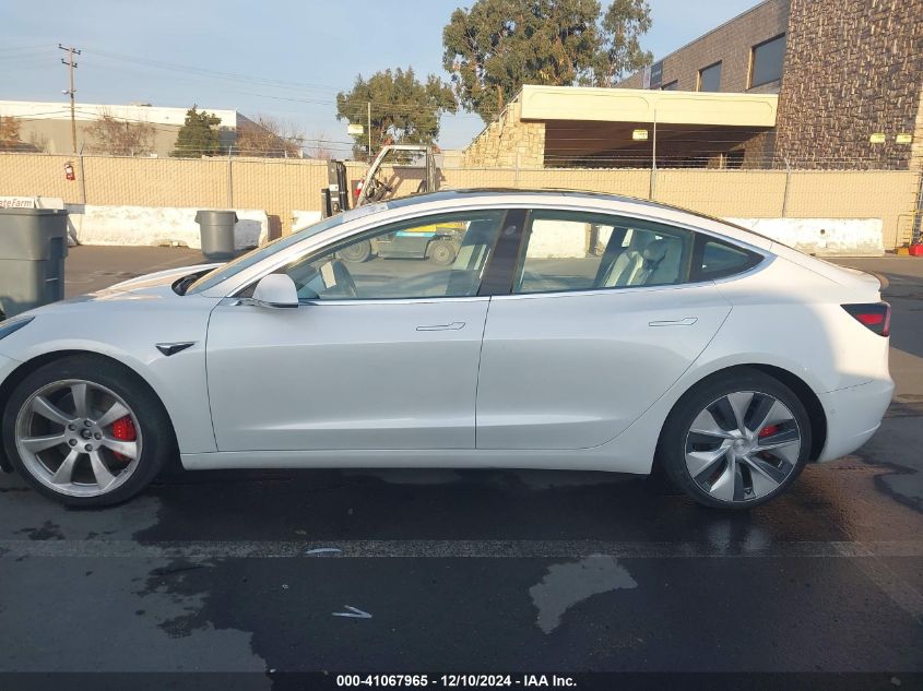 2019 Tesla Model 3 Long Range/Performance VIN: 5YJ3E1EB9KF514626 Lot: 41067965