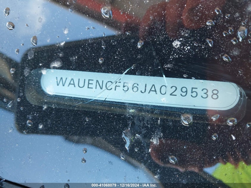 2018 Audi A5 2.0T Premium VIN: WAUENCF56JA029538 Lot: 41068079