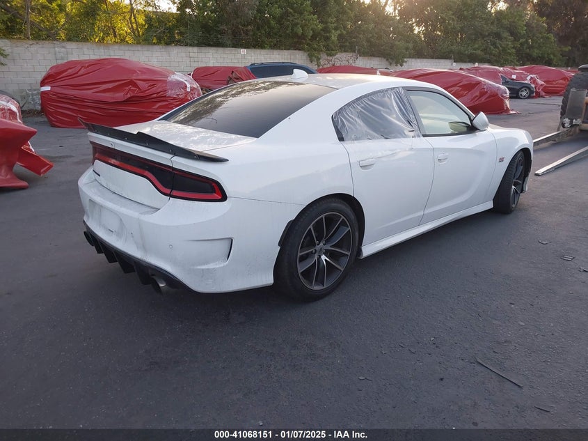 Vin: 2c3cdxgj0jh233919, lot: 41558150, dodge charger r/t scat pack rwd 20184