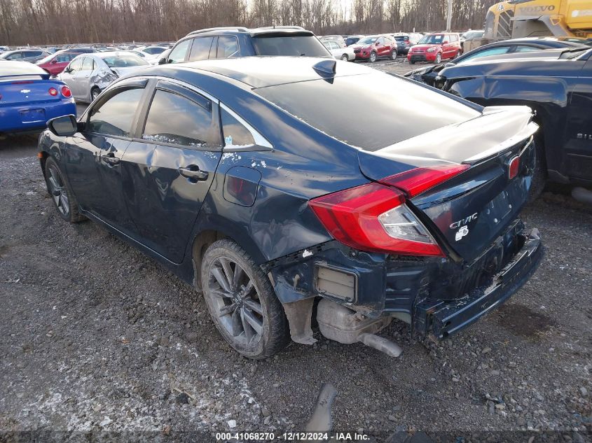 VIN 19XFC1F31KE214692 2019 Honda Civic, EX no.3