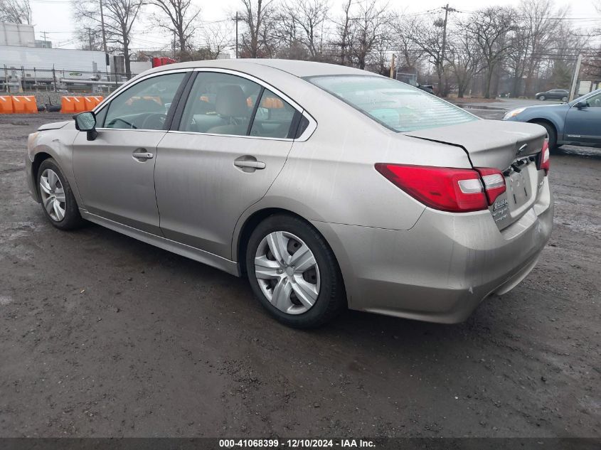 VIN 4S3BNAA68F3024170 2015 Subaru Legacy, 2.5I no.3