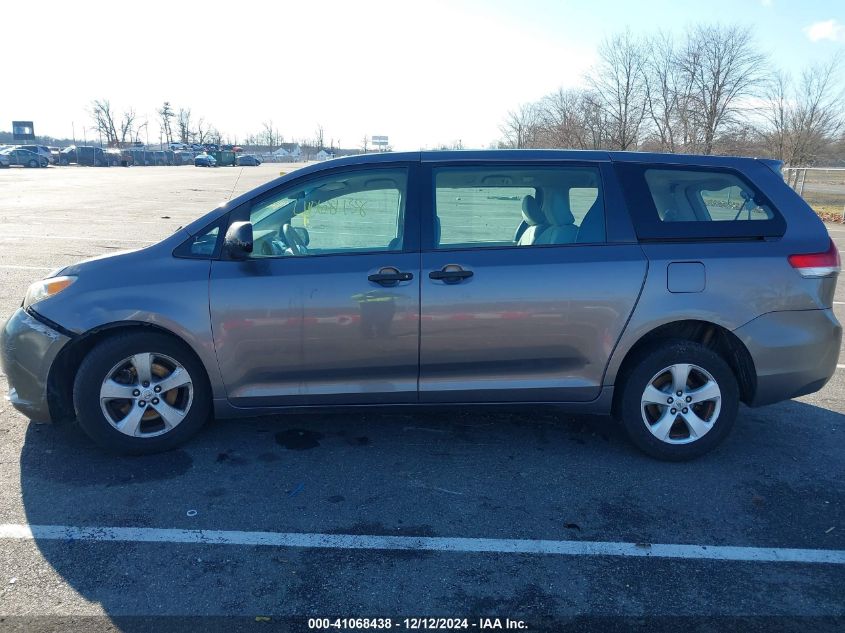 VIN 5TDZK3DC8DS286853 2013 Toyota Sienna, L V6 7 Pa... no.14