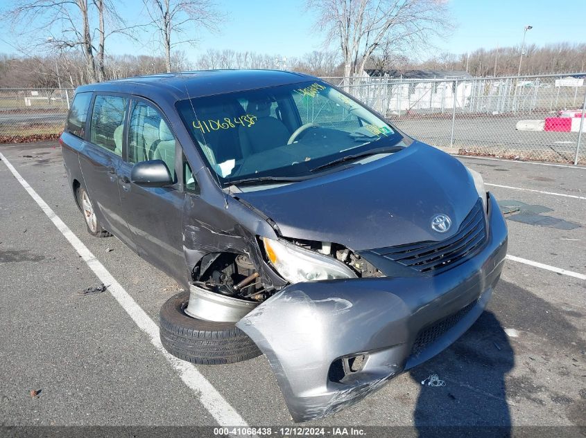 VIN 5TDZK3DC8DS286853 2013 Toyota Sienna, L V6 7 Pa... no.1