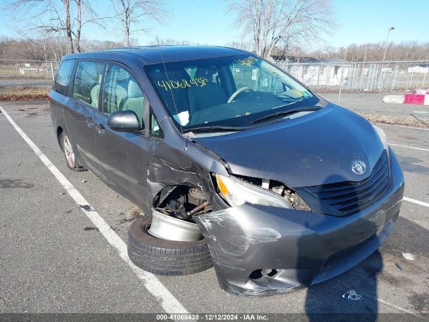 VIN 5TDZK3DC8DS286853 2013 Toyota Sienna, L V6 7 Pa... no.6