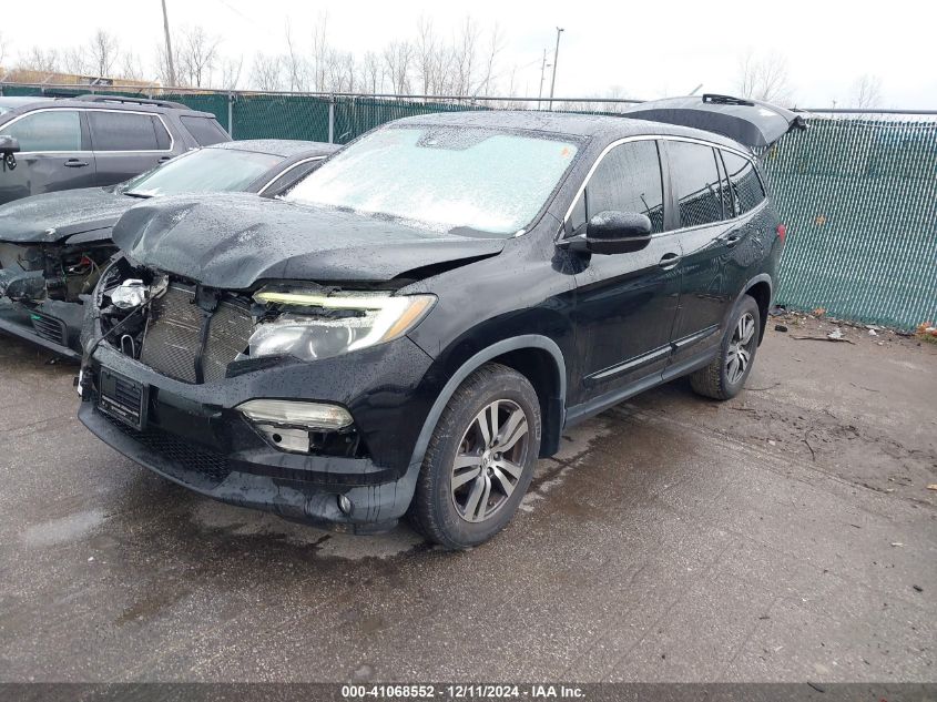 VIN 5FNYF6H65GB110549 2016 Honda Pilot, Ex-L no.2