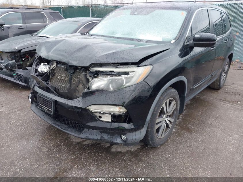 VIN 5FNYF6H65GB110549 2016 Honda Pilot, Ex-L no.6