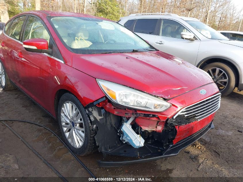 VIN 1FADP3N25FL366493 2015 Ford Focus, Titanium no.6