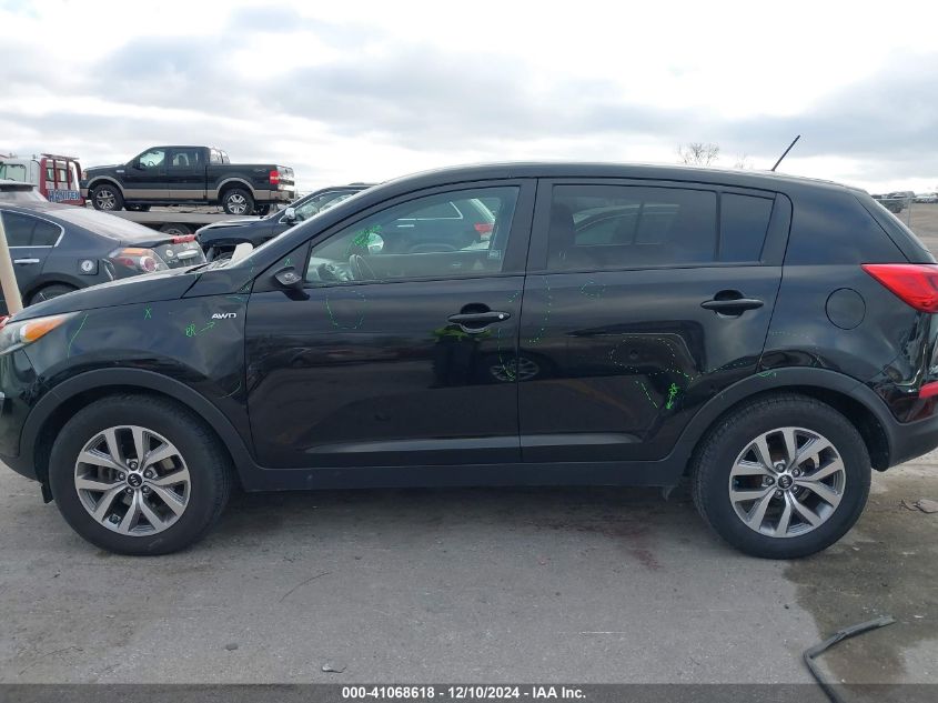 2016 Kia Sportage Lx VIN: KNDPBCAC7G7806079 Lot: 41068618