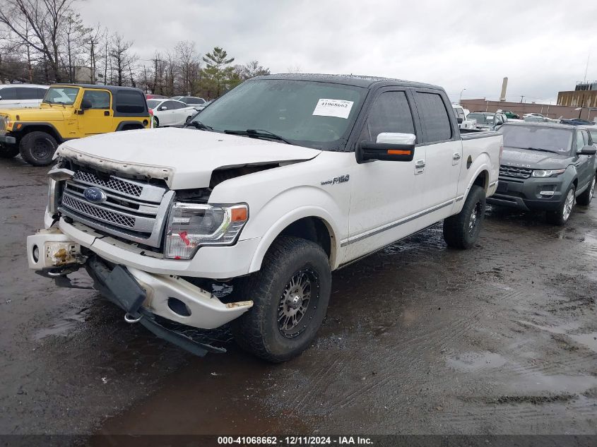 2014 FORD F-150 PLATINUM - 1FTFW1EF7EFB24136