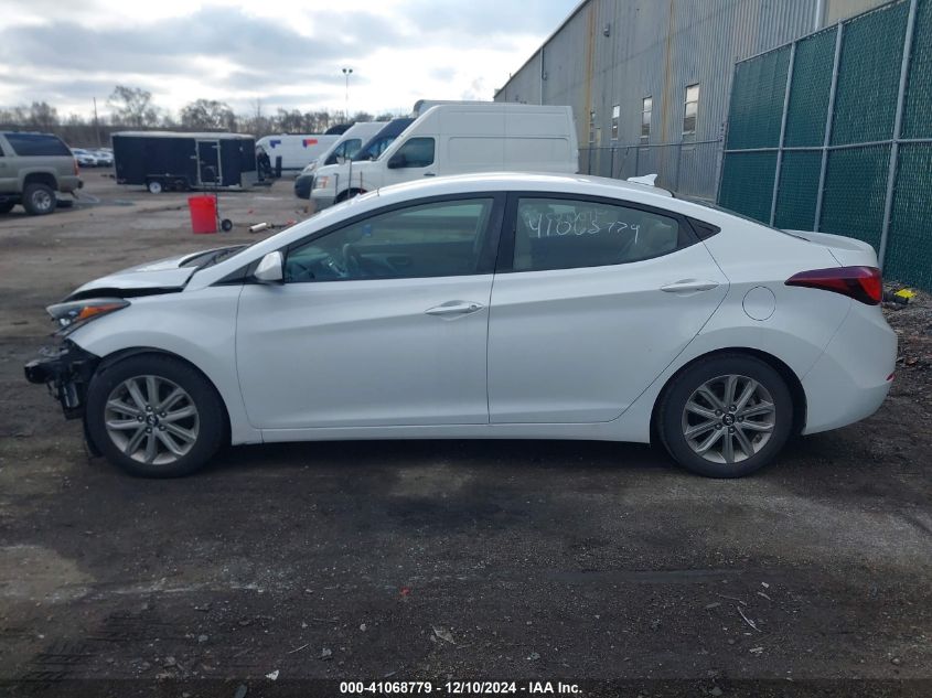 VIN 5NPDH4AE6GH753007 2016 Hyundai Elantra, SE no.14