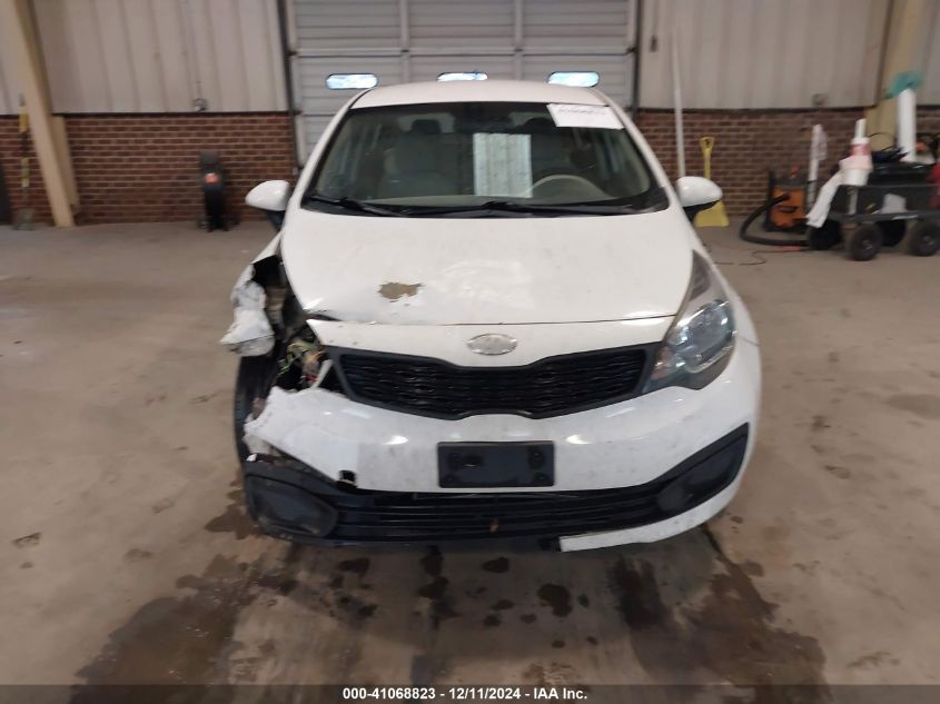 2013 Kia Rio Lx VIN: KNADM4A38D6141114 Lot: 41068823