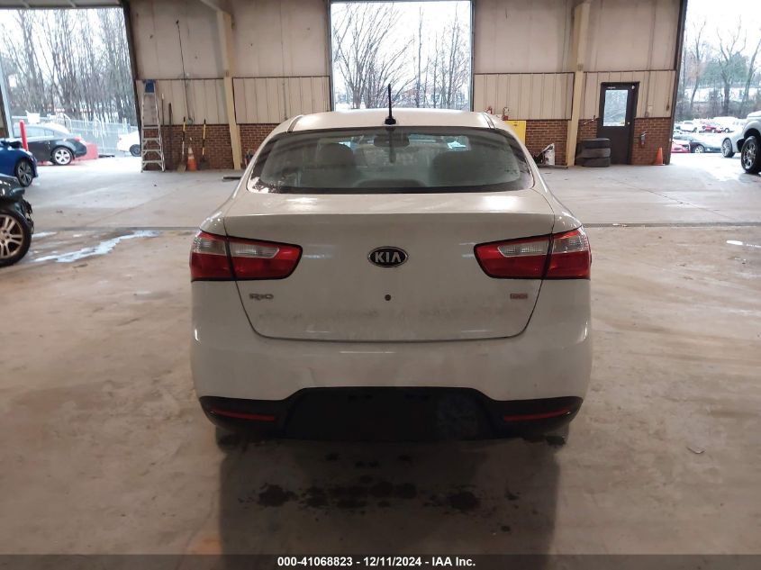 2013 Kia Rio Lx VIN: KNADM4A38D6141114 Lot: 41068823