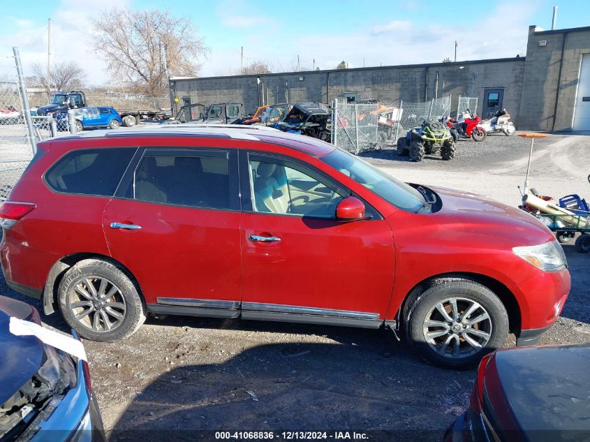 2014 Nissan Pathfinder Sl VIN: 5N1AR2MM6EC712758 Lot: 41068836