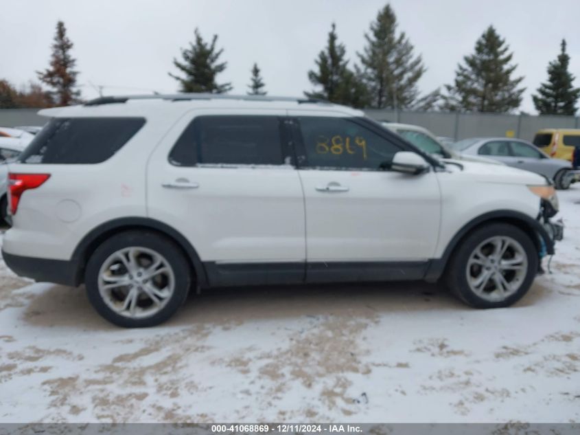 2013 Ford Explorer Limited VIN: 1FM5K8F85DGA17610 Lot: 41068869