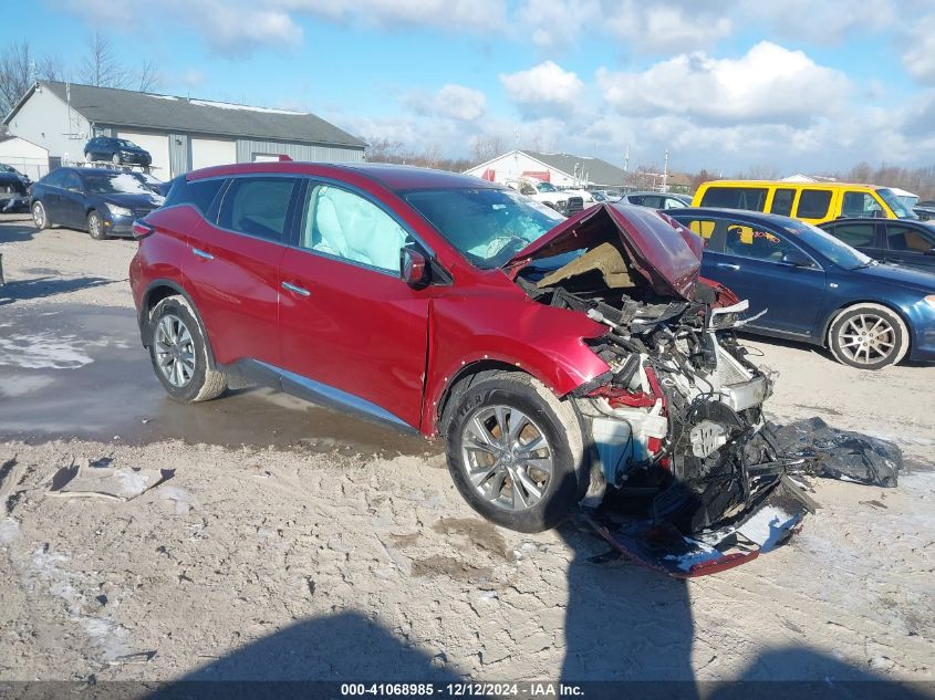 VIN 5N1AZ2MH7JN197562 2018 Nissan Murano, S no.1