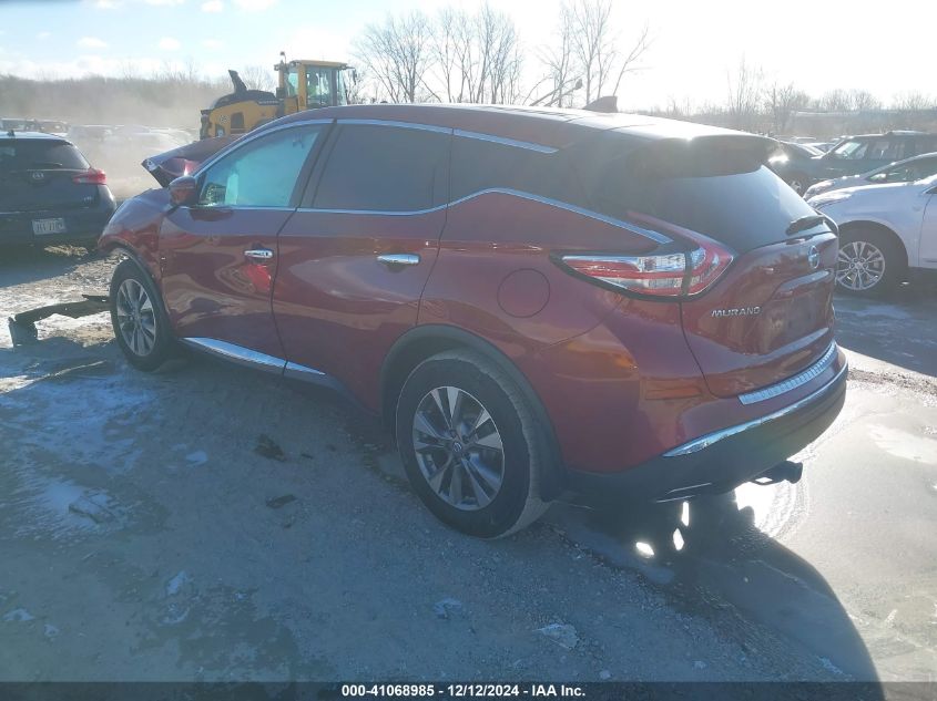 VIN 5N1AZ2MH7JN197562 2018 Nissan Murano, S no.3