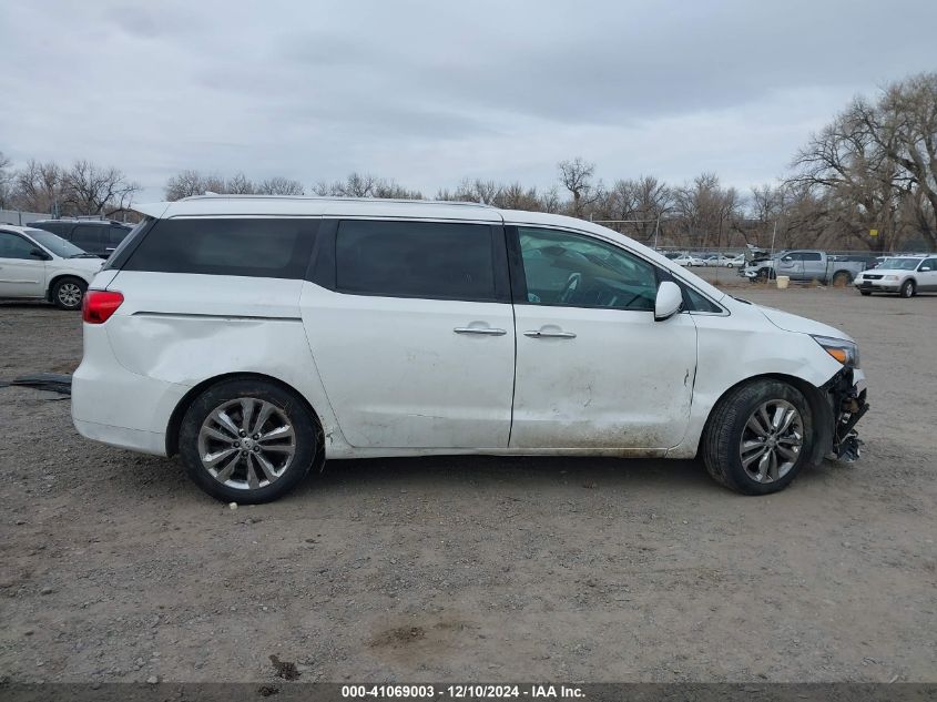 2016 Kia Sedona Sx Luxury VIN: KNDME5C18G6185393 Lot: 41069003