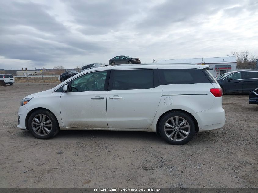 2016 Kia Sedona Sx Luxury VIN: KNDME5C18G6185393 Lot: 41069003