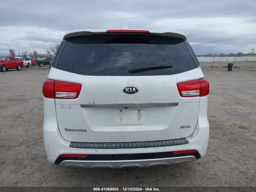 2016 Kia Sedona Sx Luxury VIN: KNDME5C18G6185393 Lot: 41069003