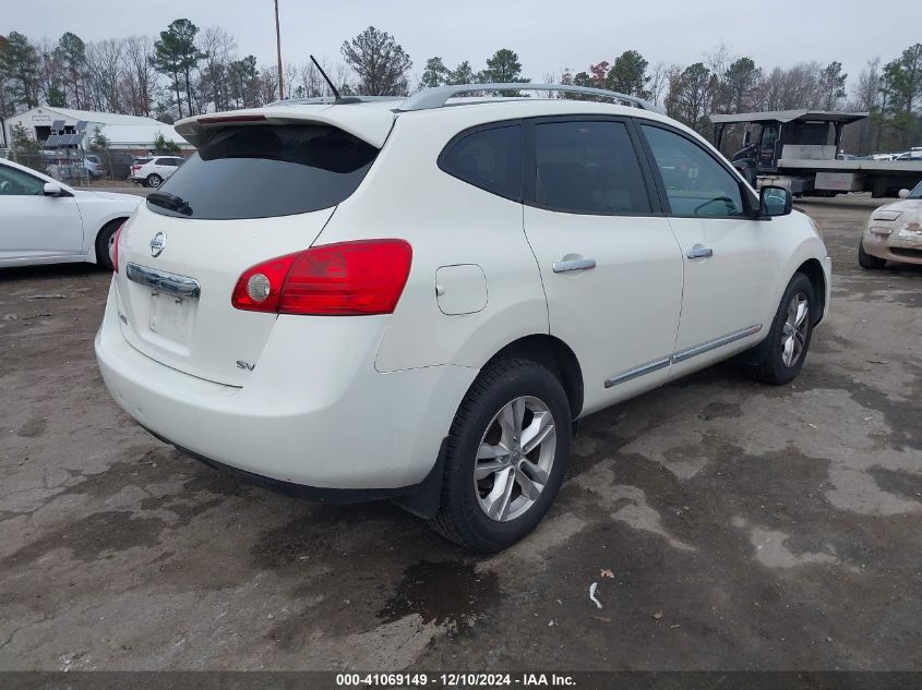 VIN JN8AS5MT0FW665345 2015 Nissan Rogue, Select S no.4