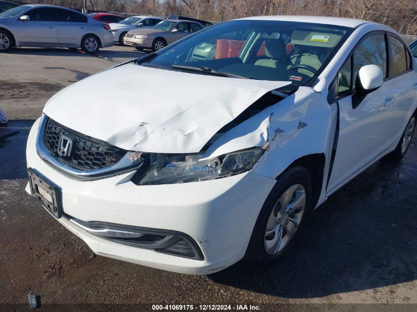 VIN 19XFB2F51DE042970 2013 Honda Civic, LX no.6