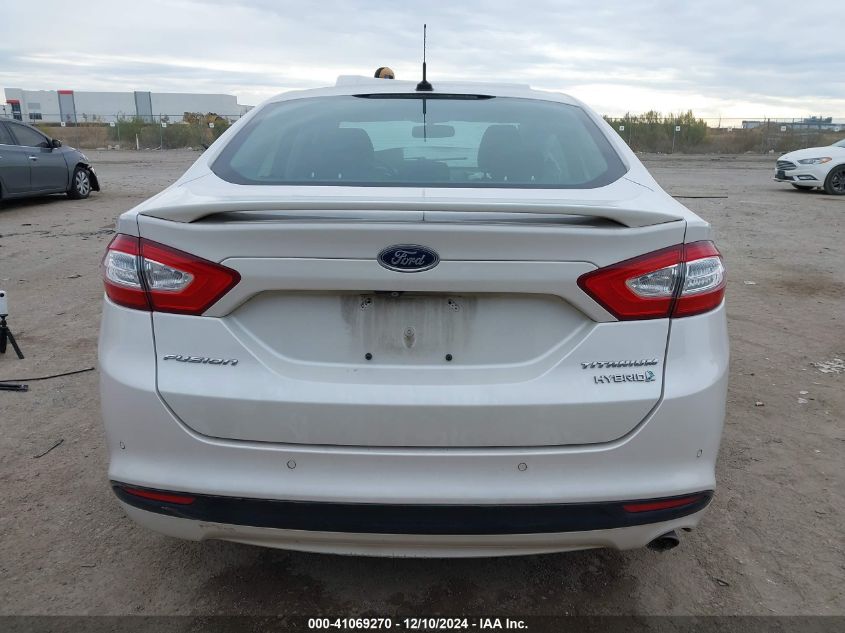 VIN 3FA6P0RU0GR371283 2016 Ford Fusion, Hybrid Tita... no.15