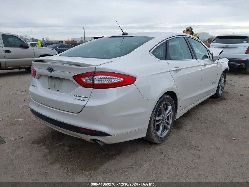 VIN 3FA6P0RU0GR371283 2016 Ford Fusion, Hybrid Tita... no.4