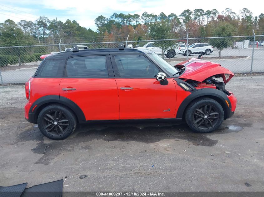 2012 Mini Cooper S Countryman VIN: WMWZC5C56CWL62092 Lot: 41069297